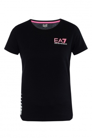 T-shirt z nadrukowanym logo, zdjęcie 1 T-shirt z nadrukowanym logo od EA7 Emporio Armani